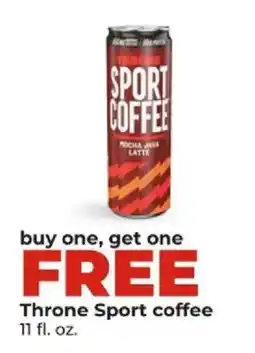 Hy-Vee Throne Sport coffee offer