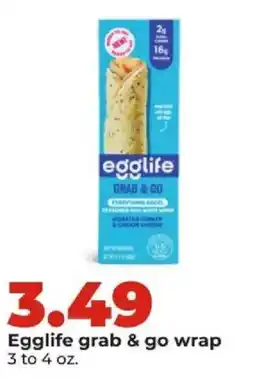 Hy-Vee Egglife grab & go wrap offer