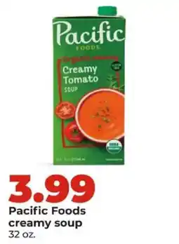 Hy-Vee Pacific Foods creamy soup offer