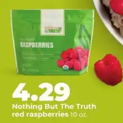 Hy-Vee Nothing But The Truth red raspberries offer