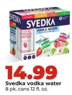 Hy-Vee Svedka vodka water offer