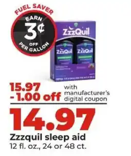 Hy-Vee Zzzquil sleep aid offer