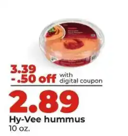 Hy-Vee Hy-Vee hummus offer