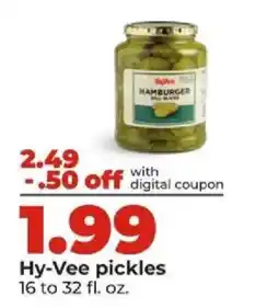 Hy-Vee Hy-Vee pickles offer