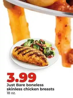 Hy-Vee Just Bare boneless skinless chicken breasts offer