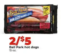 Hy-Vee Ball Park hot dogs offer