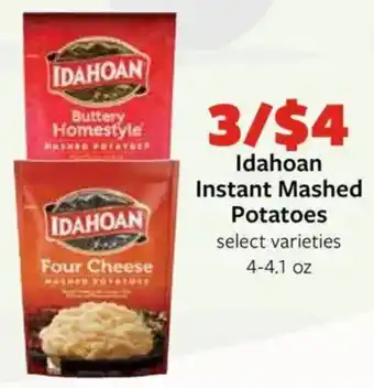 Fareway Idahoan instant mashed potatoes offer