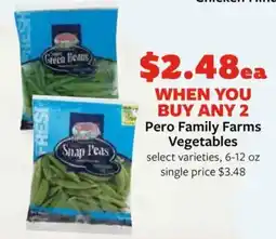 Fareway Pero Family Farms Vegetables offer