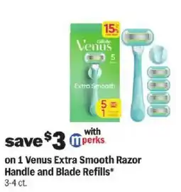 Meijer Venus Extra Smooth Razor Handle and Blade Refills offer