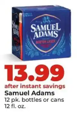 Hy-Vee Samuel Adams Boston Lager offer