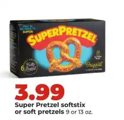 Hy-Vee Super Pretzel softstix offer