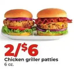 Hy-Vee Chicken griller patties offer