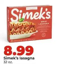 Hy-Vee Simek's lasagna offer