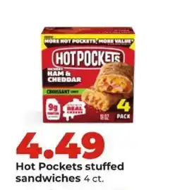 Hy-Vee Hot Pockets stuffed sandwiches offer