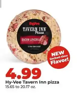 Hy-Vee Hy-Vee Tavern Inn pizza offer