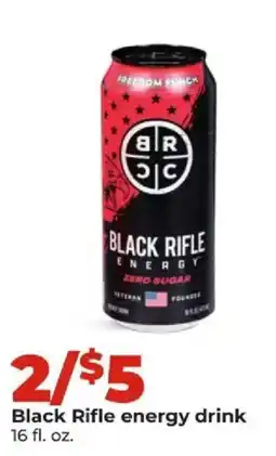 Hy-Vee Black Rifle energy drink offer