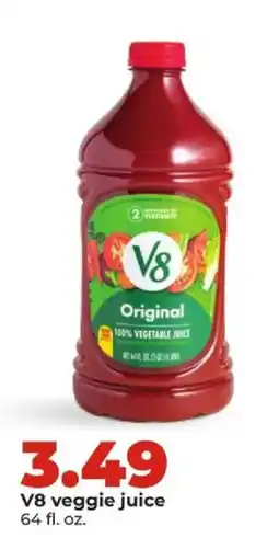 Hy-Vee V8 veggie juice offer
