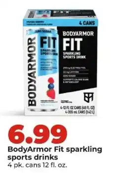 Hy-Vee BodyArmor Fit sparkling sports drinks offer