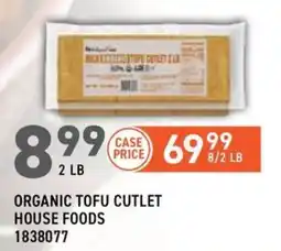 US Foods Chef's Store House Foods organic tofu cutlet offer