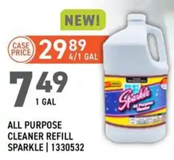 US Foods Chef's Store Sparkle all purpose cleaner refill offer