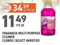 US Foods Chef's Store Clorox fraganzia multi-purpose cleaner offer