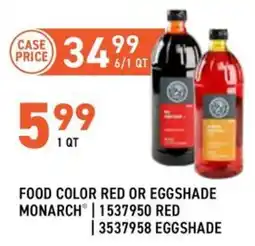 US Foods Chef's Store Food Color Red Or Eggshade Monarch offer