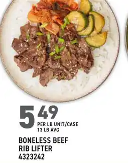 US Foods Chef's Store Boneless Beef Rib Lifter offer
