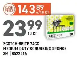 US Foods Chef's Store 3M Scotch-Brite medium duty scrubbing sponge offer