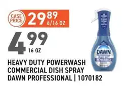 US Foods Chef's Store Dawn Professional Heavy Duty Powerwash Commercial Dish Spray offer