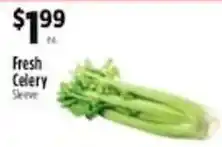 Pioneer Supermarkets Fresh Celery Sleeve offer