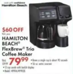 Boscov's Hamilton Beach FlexBrew Trio Coffee Maker offer