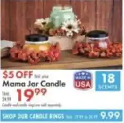 Boscov's Mama Jar Candle offer