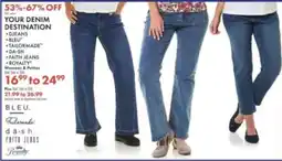 Boscov's Your Denim destination offer