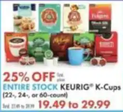 Boscov's Keurig k-cups offer