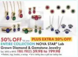 Boscov's Nova Star Lab Grown Diamond & Gemstone Jewelry offer