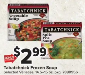 Tabatchnick frozen soup