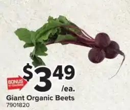 Giant Food Giant Organic Beets offer