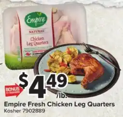 Giant Food Empire Fresh Chicken Leg Quarters offer