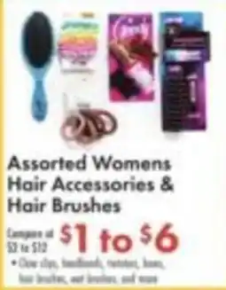 Boscov's Assorted Womens Hair Accessories & Hair Brushes offer