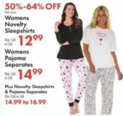 Boscov's Womens Novelty Sleepshirts offer