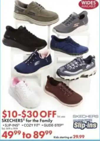 Boscov's Skechers for the Family offer