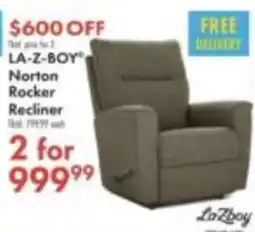 Boscov's La-Z-Boy Norton Rocker Recliner offer