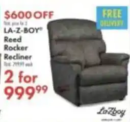 Boscov's La-Z-Boy Reed Rocker Recliner offer