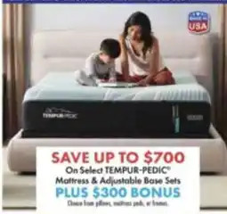 Boscov's Select Tempur-Pedic Mattress & Adjustable Base Sets offer