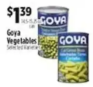 Pioneer Supermarkets Goya Vegetables offer