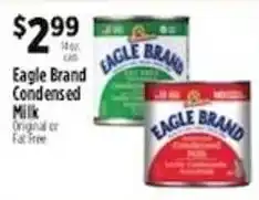 Pioneer Supermarkets Eagle Brand Condensed Milk offer