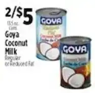 Pioneer Supermarkets Goya Coconut Milk offer