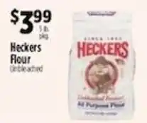 Pioneer Supermarkets Heckers flour offer