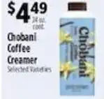 Pioneer Supermarkets Chobani Coffee Creamer offer