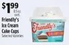 Pioneer Supermarkets Friendly's ice cream cake cups offer